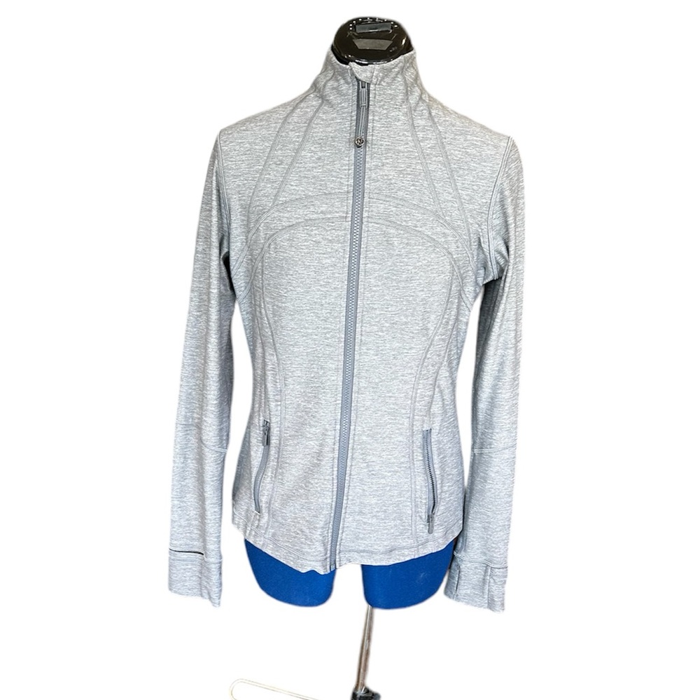 Lululemon athletic gray running jacket, size 10